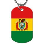 Bolivia Flag Dog Tag (Two Sides)