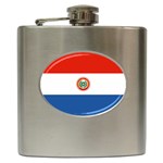 Paraguay Flag Hip Flask (6 oz)