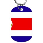 Costa Rica Flag Dog Tag (One Side)