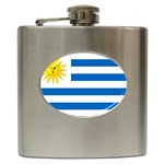 Uruguay Flag Hip Flask (6 oz)