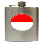 Indonesia Flag Hip Flask (6 oz)