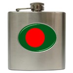 Bangladesh Flag Hip Flask (6 oz)