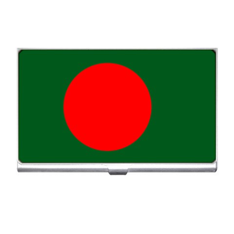 Bangladesh Flag Business Card Holder from ArtsNow.com Front