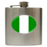 Nigeria Flag Hip Flask (6 oz)
