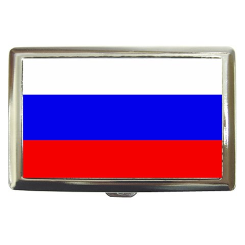 Russia Flag Cigarette Money Case from ArtsNow.com Front