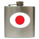 Japan Flag Hip Flask (6 oz)