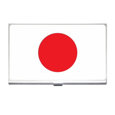 Japan Flag Business Card Holder from ArtsNow.com Front