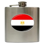 Egypt Flag Hip Flask (6 oz)