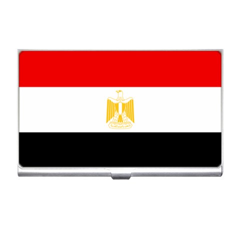 Egypt Flag Business Card Holder from ArtsNow.com Front