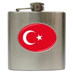 Turkey Flag Hip Flask (6 oz)