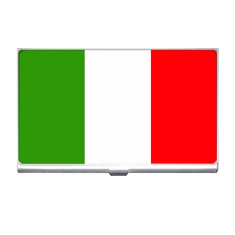 Italy Flag Business Card Holder from ArtsNow.com Front