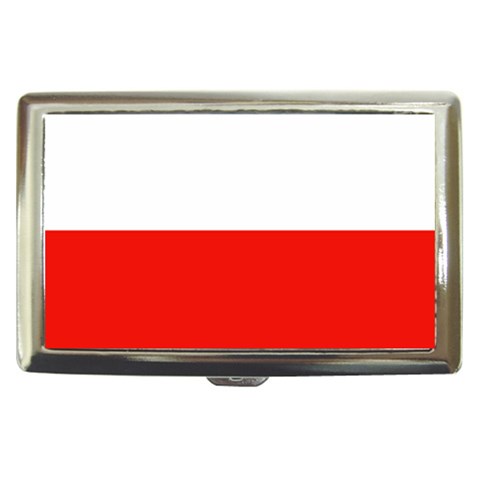 Poland Flag Cigarette Money Case from ArtsNow.com Front