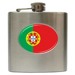 Portugal Flag Hip Flask (6 oz)