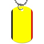 Belgium Flag Dog Tag (One Side)