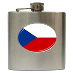 Czech Republic Flag Hip Flask (6 oz)