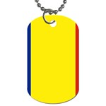 Romania Flag Dog Tag (Two Sides)