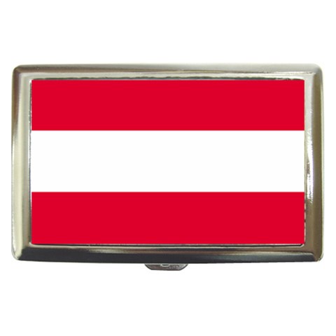 Austria Flag Cigarette Money Case from ArtsNow.com Front