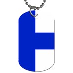 Finland Flag Dog Tag (One Side)