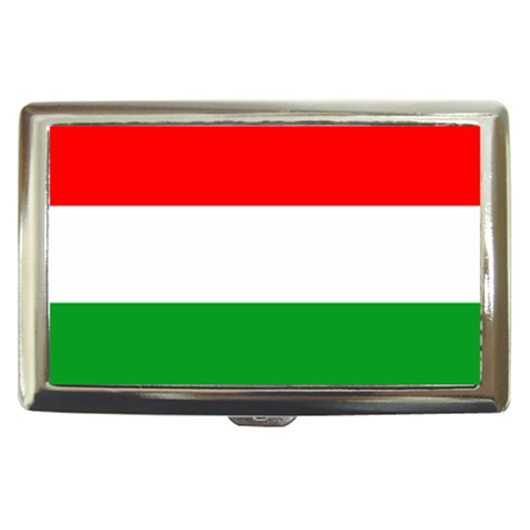Hungary Flag Cigarette Money Case from ArtsNow.com Front
