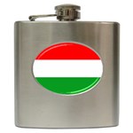 Hungary Flag Hip Flask (6 oz)