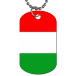 Hungary Flag Dog Tag (Two Sides)