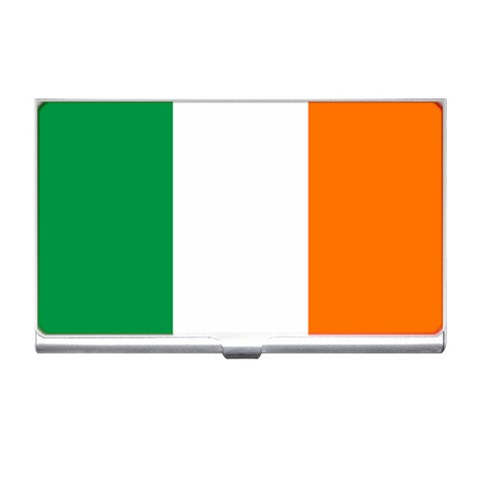 Ireland Flag Business Card Holder from ArtsNow.com Front