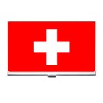 Switzerland Flag Business Card Holder