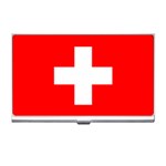Switzerland Flag Business Card Holder