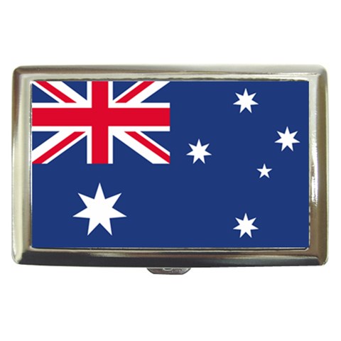 Australia Flag Cigarette Money Case from ArtsNow.com Front