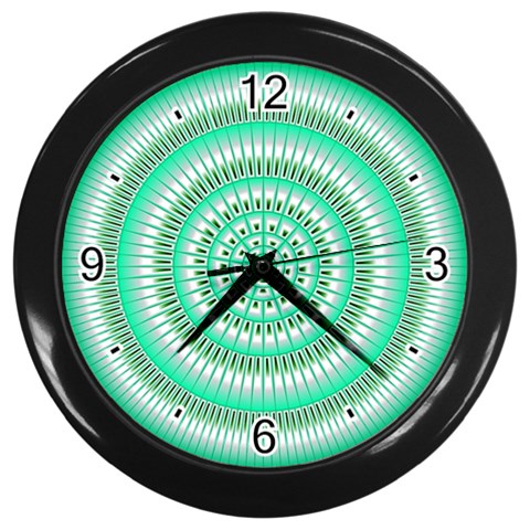 Mentalism Wall Clock (Black with 4 black digits) from ArtsNow.com Front