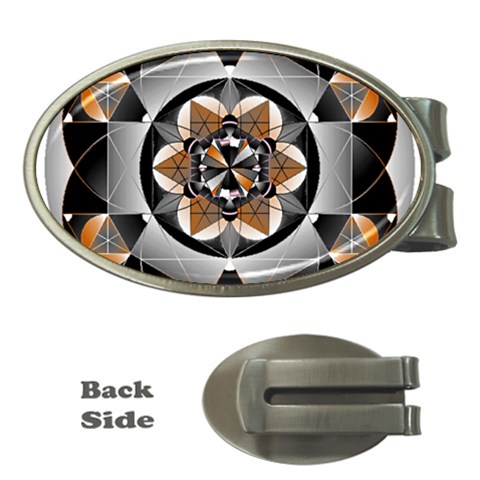 Seed of Life Money Clip (Oval) from ArtsNow.com Front