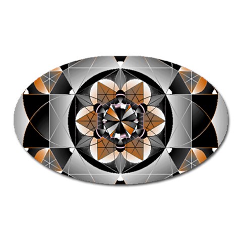 Seed of Life Magnet (Oval) from ArtsNow.com Front