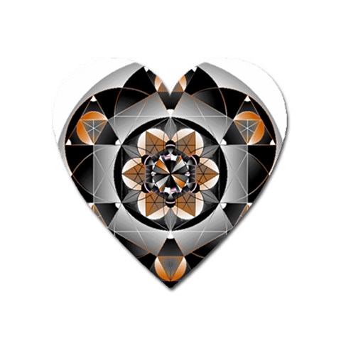 Seed of Life Magnet (Heart) from ArtsNow.com Front
