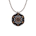Seed of Life 1  Button Necklace