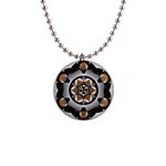 Seed of Life 1  Button Necklace