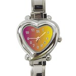 Tainted  Heart Italian Charm Watch 