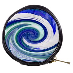 Abstract Waves Mini Makeup Case from ArtsNow.com Front