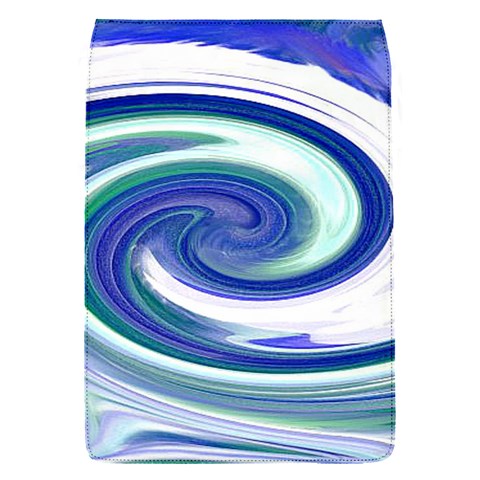 Abstract Waves Removable Flap Cover (Small) from ArtsNow.com Front