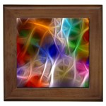 Fractal Fantasy Framed Ceramic Tile