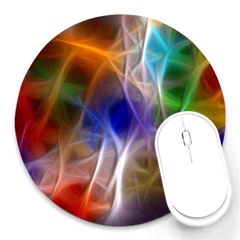 Fractal Fantasy 8  Mouse Pad (Round) from ArtsNow.com Front
