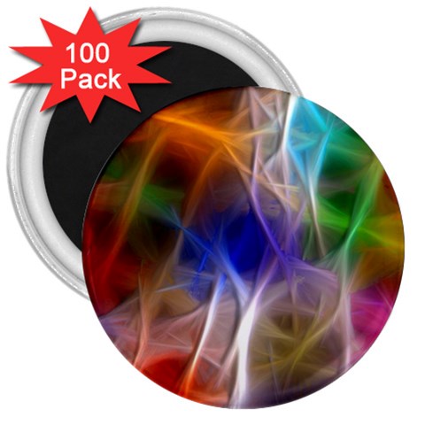 Fractal Fantasy 3  Button Magnet (100 pack) from ArtsNow.com Front
