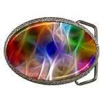 Fractal Fantasy Belt Buckle (Oval)