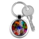 Fractal Fantasy Key Chain (Round)