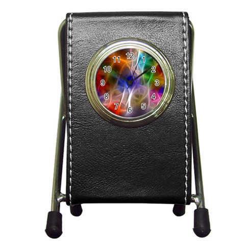 Fractal Fantasy Stationery Holder Clock from ArtsNow.com Front