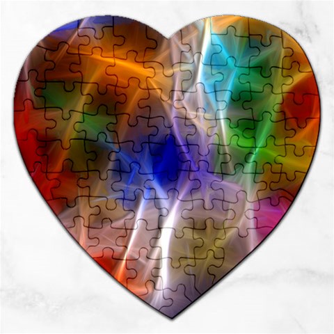 Fractal Fantasy Jigsaw Puzzle (Heart) from ArtsNow.com Front