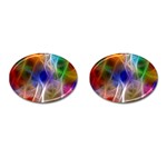 Fractal Fantasy Cufflinks (Oval)