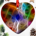 Fractal Fantasy Heart Ornament (Two Sides)