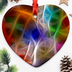 Fractal Fantasy Heart Ornament (Two Sides) from ArtsNow.com Back