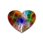 Fractal Fantasy Drink Coasters 4 Pack (Heart) 