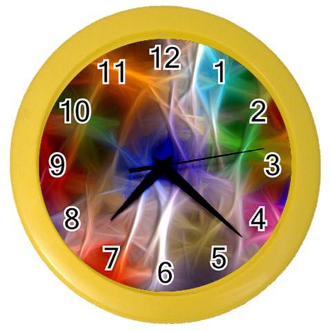 Fractal Fantasy Wall Clock (Color) from ArtsNow.com Front